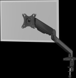 58530 Table mount 1 monitor, 17"-32", with gas pressure spring, black