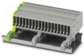 COMBI jack, push-in connection, 0.14-1.5 mm², 24 pole, 17.5 A, 6 kV, gray, 3061994