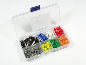 Konektor tulejkowy izolowany 0.5-6mm² 6-12mm zestaw 400szt.