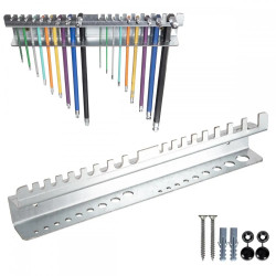 Wieszak na zestaw kluczy imbus i torx z blachy ocynkowanej