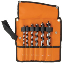 Bahco 9526 Combination Wood Auger Bit Set, 6 Piece 10-25mm