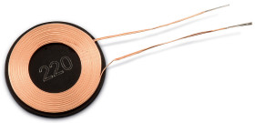 Cewka do ładowania bezprzewodowego, Ø 17mm, 1.1A, 340mΩ, 19MHz, Q: 20, Wurth Elektronik, WE-WPCC