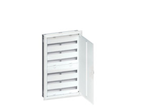 Rozdzielnica podtynkowa 156 modułowa 6x26M kompletna drzwi metal IP30 FWU62M2 HAGER