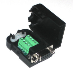 Przejściówka w obudowie P-O/DB9g/ARK