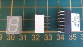 Seven segment displays, common kathode