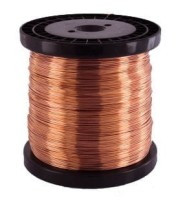 DRUTCU100-100R Drut miedziany, miękki, średnica 1.0mm - szpula 1.0kg