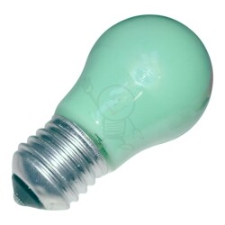 Kolor. E27 zielona 25W A50 230V GE 9204