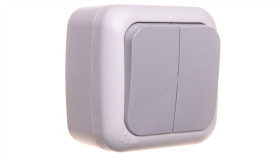 Palmiye Łącznik Świecznikowy 2-Grupowy, Kolor Szary / 90555502