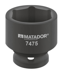 Matador Schraubwerkzeuge 74750210 zewnętrzny sześciokąt Nasadka do klucza udarowego 21 mm 1/2" (12.5 mm)