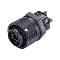 Wieland 46.051.5053.1 RST&#xAE; MINI Bullet Connector 4&#x2B;PE Pins Socket M20