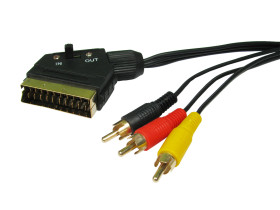 Kabel SCART długość 1.5m Czarny RS PRO CE, REACH, RoHS, UKCA