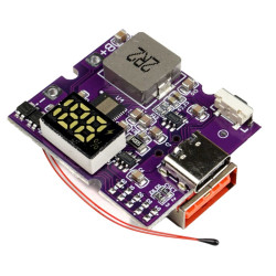 Moduł powerbanku z wyświetlaczem 2x USB USB-C Li-Ion Quick Charge 22.5W