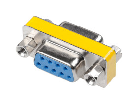 Przejście D-SUB 9 gniazdo - gniazdo mini