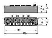 Rozdzielacz czujnik / element wykonawczy, pasywny Turck SNNE-04A-0007 6824200 1 szt.