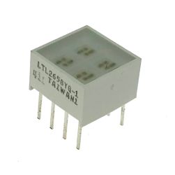 Moduł LED 10x10mm : żółty+zielony