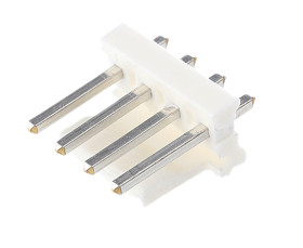 Złącze szpilkowe 4-pinowe MTA-156 raster: 3.96 mm Prosty 1-rzędowe TE Connectivity Otwór przelotowy600 V Bez osłony