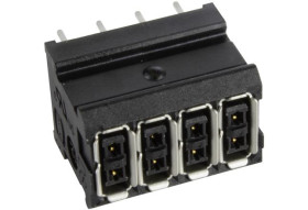 Złącze IDC 8-pinowe 2-rzędowe HARTING Przewlekany