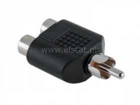 RCA WT- RCA GNx2 srebrne rozgałęźnik