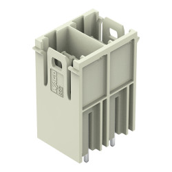 Wtyk PCB 2-pinowe raster: 10.16mm -rzędowe WAGO Montaż na płytce drukowanej