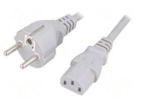 SN310-3/07/1.5GY Kabel: 3x0,75mm2, CEE 7/7 (E/F) wtyk,IEC C13 żeński, 1,5m