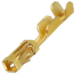 Receptacle, 0.12-0.4 mm², AWG 26-22, crimp connection, gold-plated, 87667-5
