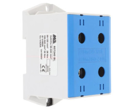 Złączka szynowa 2-torowa 35-240mm2 niebieska EURO multiOTL 240 2xAl/Cu 607240 BL