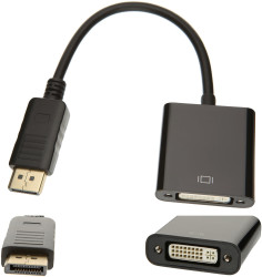 DP Display Port Male to DVI-I Female Adapter Cable