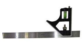 Zestawy kątowników, typ: Kątomierz nastawny kombinowany, dł.: 300mm, Stal nierdzewna