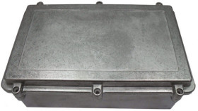 Obudowa Aluminium odlewane szerokość zew. 173 mm długość zew. 274 mm wys. zew. 100 mm RS PRO IP67 Srebrny