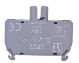 Oprawka lampki żarówka BA9s 230V AC bez lampki SP22-1435R02