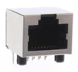 Złącze RJ45 Żeński Złącze RJ45 Montaż na płytce drukowanej Amphenol Communications Solutions, 8P8C-żyłowe