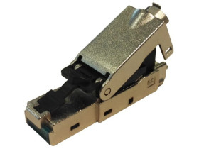 Wtyk RJ45 STP kat.6A 10G PoE+, beznarzędziowy na gruby drut 22-24 AWG ALANTEC WT110