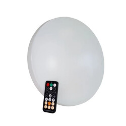 Plafoniera LED 18W 1260lm 4000K IP54 mikrofalowy czujnik ruchu pilot