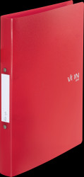 4247-00-25 Ring binder PP, 2 rings, red