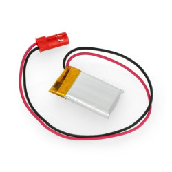 Akumulator Li-Pol Akyga 85mAh 1S 3,7V - złącze JST-BEC + gniazdo - 25x15x3mm