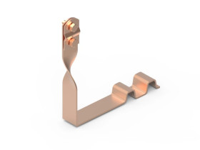 Uchwyt drutu odgromowego pod dachówkę z zamkiem skręcony miedziany 11.5/S CU /91106003/