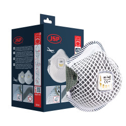 Jednorazowa maska przeciwpyłowa FFP2 JSP 10Skrzynka -szt BER152-201-A00