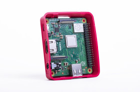 Obudowa Raspberry Pi do Raspberry Pi 3A+ Raspberry Pi Plastik Czerwony, Biały