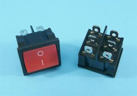 PRZEŁ.6A/250V 6-PIN/2-POZ 4,8mm 21x24mm