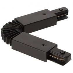 Łącznik elastyczny do szyny, giętki SEVA Flex Connector Black czarny EDO777424 EDO