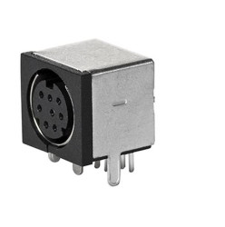 Złącze DIN 8 -pinowe Gniazdo Płytka drukowana 100 V AC