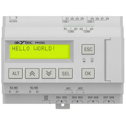 AkYtec 55919 Relay PR200 230V AC LCD 6 Keys Modbus DIN Rail Mount