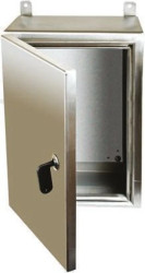 Szafka ścienna rozdzielcza, materiał: Stal nierdzewna typu 304, IP69K, 300 x 400 x 200mm, RS PRO