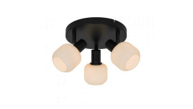 Lampa Sufitowa Reflektorki Na Rozecie Stem Kolor Czarny Mat/Biały...