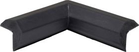 Moravia 422.18.012 Ochrona przed uderzeniami MORION, kształt trapezu, czarna osłona narożników (D x S) 80 mm x 80 mm