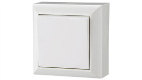 Łącznik Pojedynczy Zwierny Natynkowy, Ip20, Biały, Gao 20453
