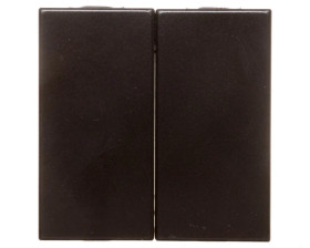 DANTE Zaślepka modułowa 2szt. 45x45 czarny 450980