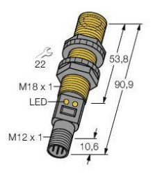 Przycisk refleksyjny, ultradźwękowy Turck 3002703 1 szt.
