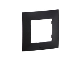 NOWE NILOE Ramka 1 pojedyncza czarna black NP111BK LEGRAND