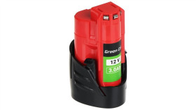 Akumulator Do Elektronarzędzi Ptml12v3-Gc Milwaukee M12 12V 3Inbsp/Brah Green...